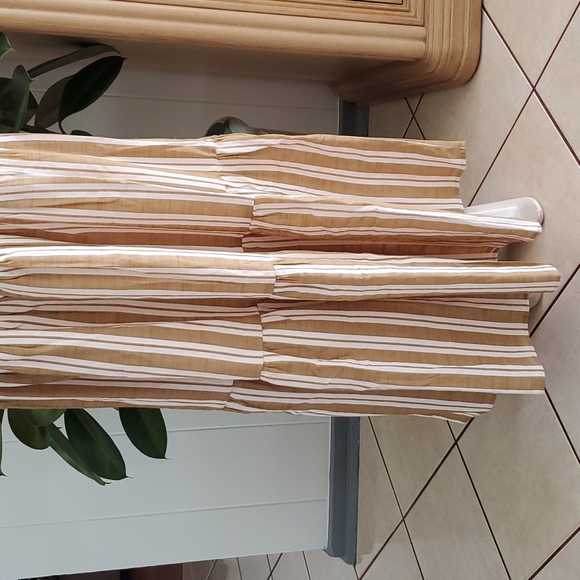 Windsor Women’s Stripe Long Tiered Spaghetti Strap Dress Size Medium - Picture 5 of 11